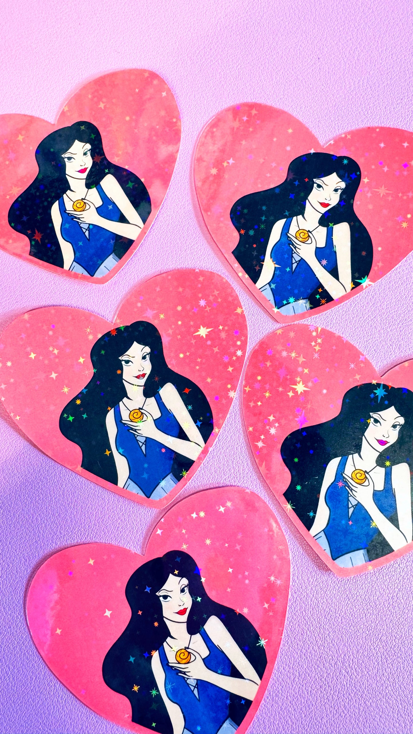Vanessa Glitter Sticker