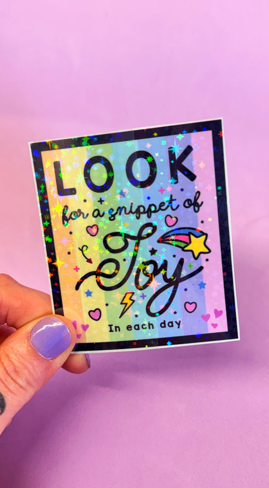 Snippets Of Joy Sticker