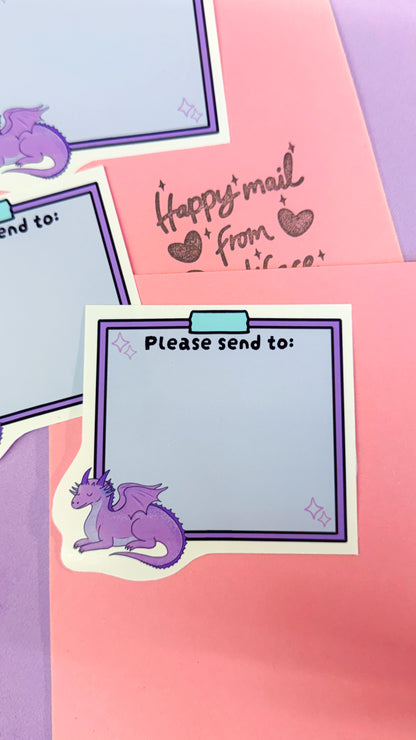 Dragon Address Label Stickers