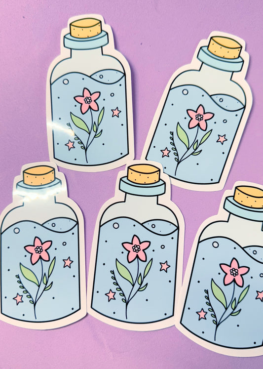 Floral Potion Sticker