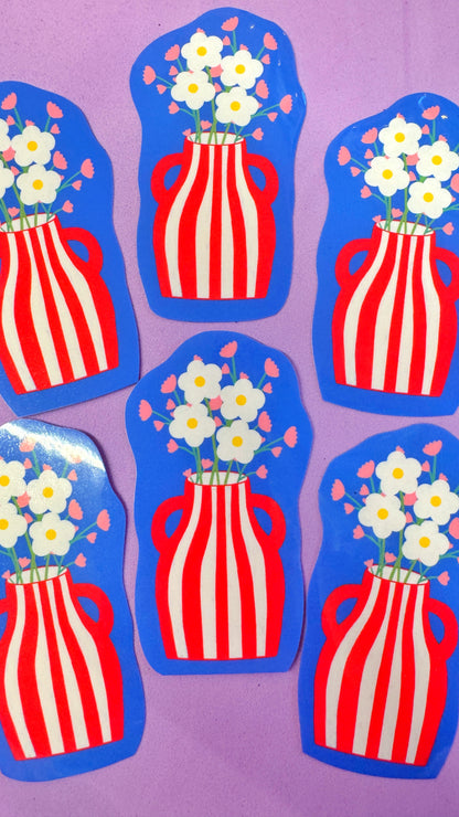 Flower Vase Sticker