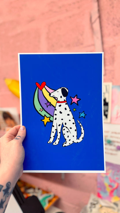 Happy Dalmatian Print