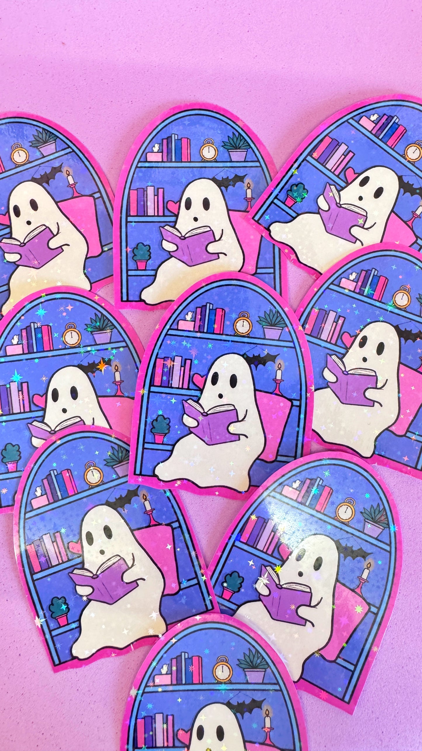 Ghost Reading Sticker