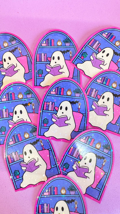 Ghost Reading Sticker