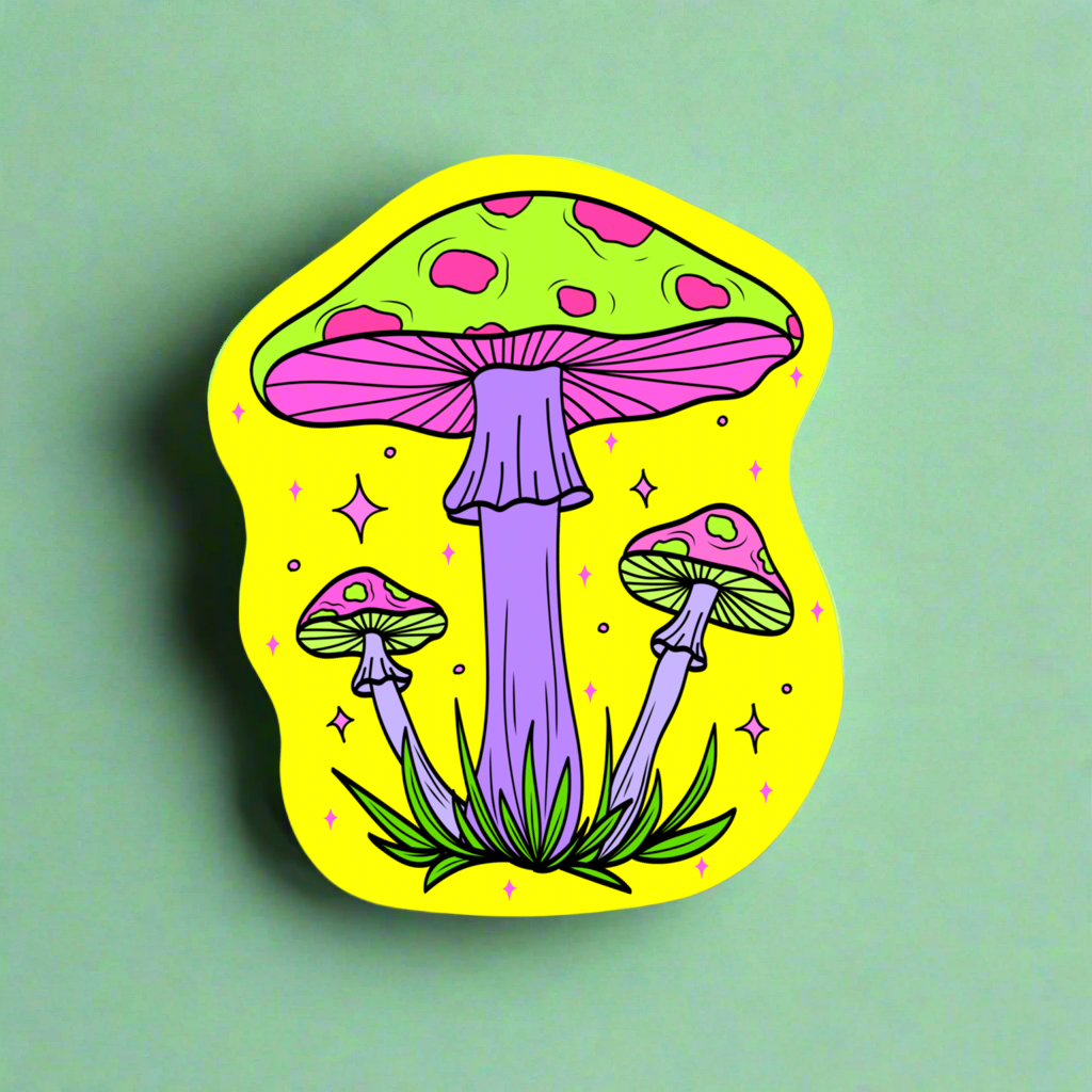 Mushroom Sticker