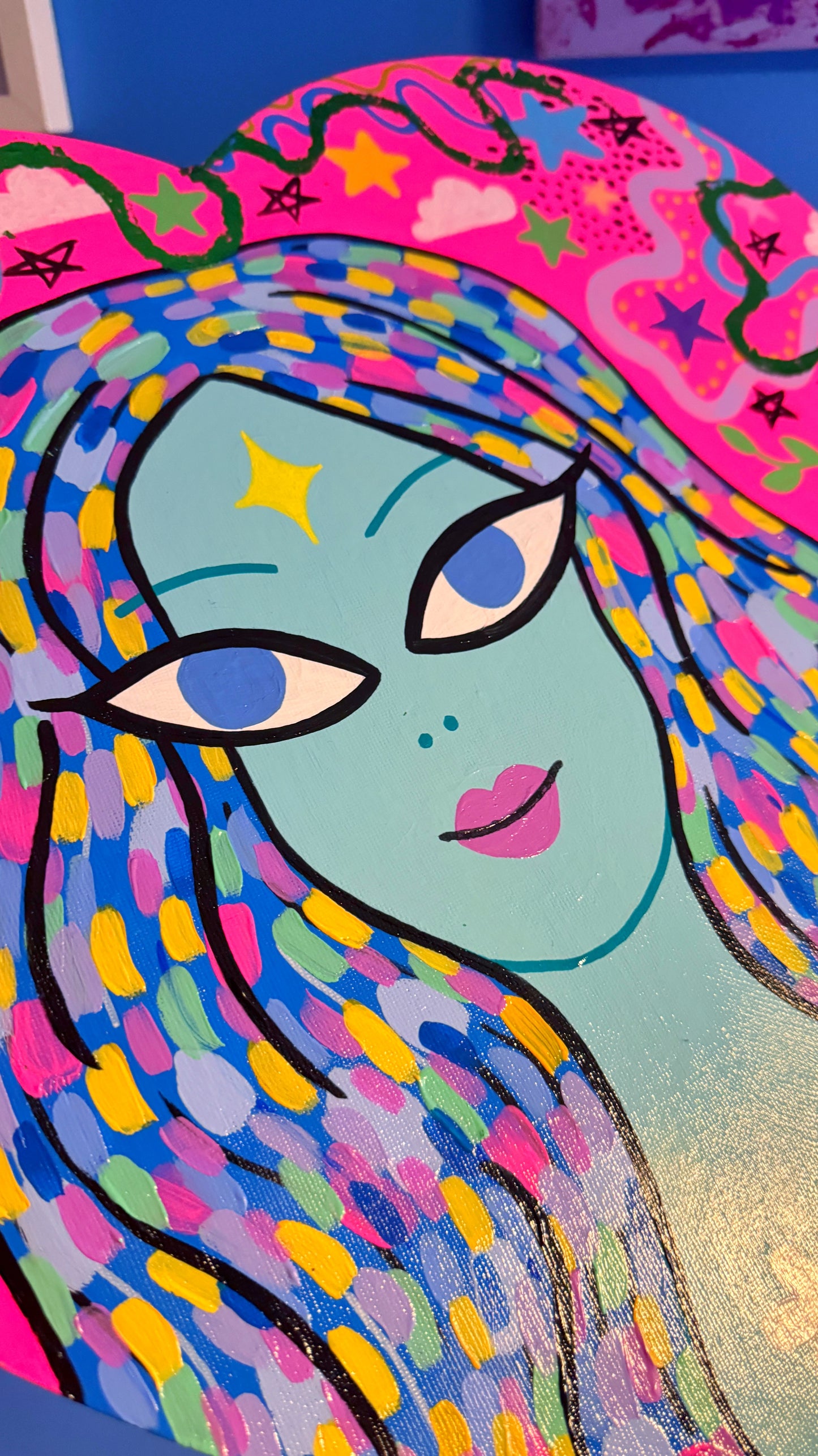 Weird Girl Heart Canvas