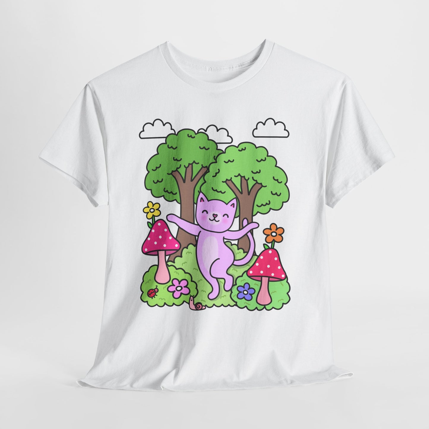 Cute Forest Cat T-Shirt
