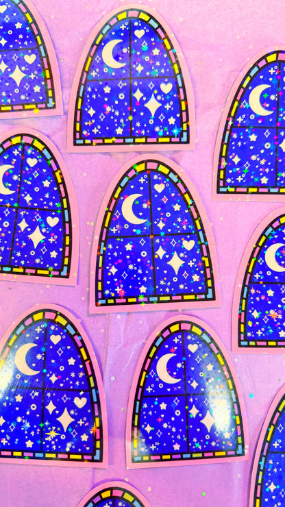 Night Window Stickers