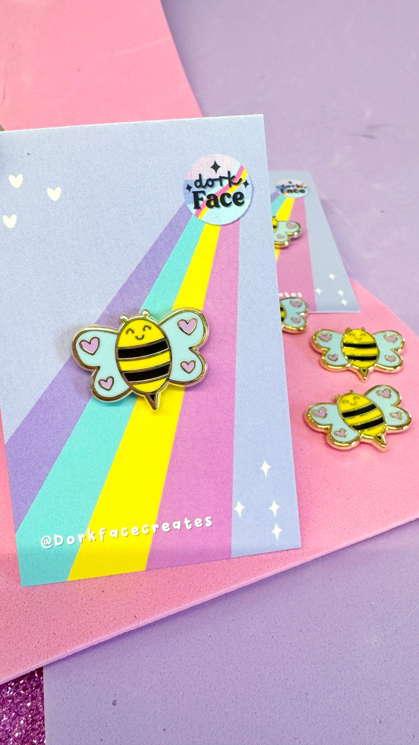 Bee Enamel Pins