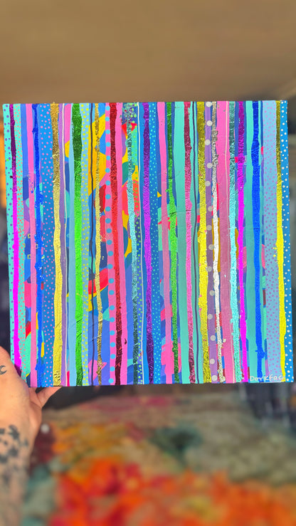 ‘Electric Days’ Original Art Canvas