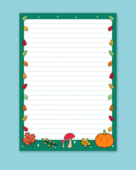 Autumnal Notepad
