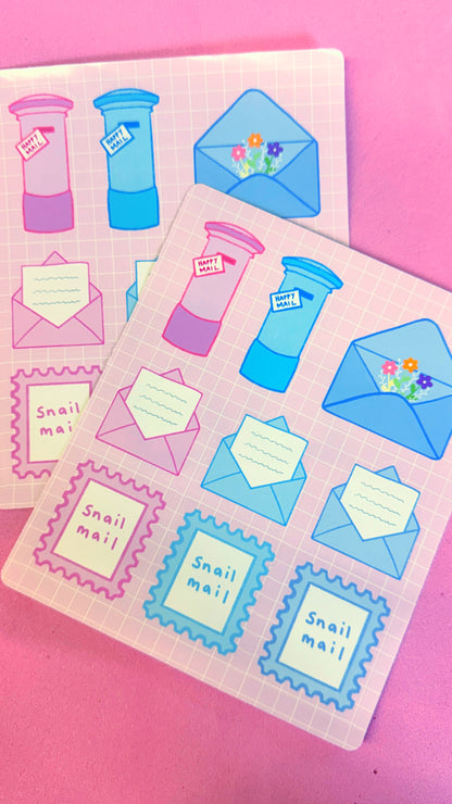 Snail Mail Sticker Sheet