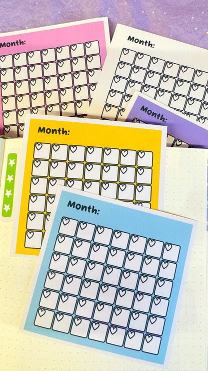 Monthly Journal Sticker