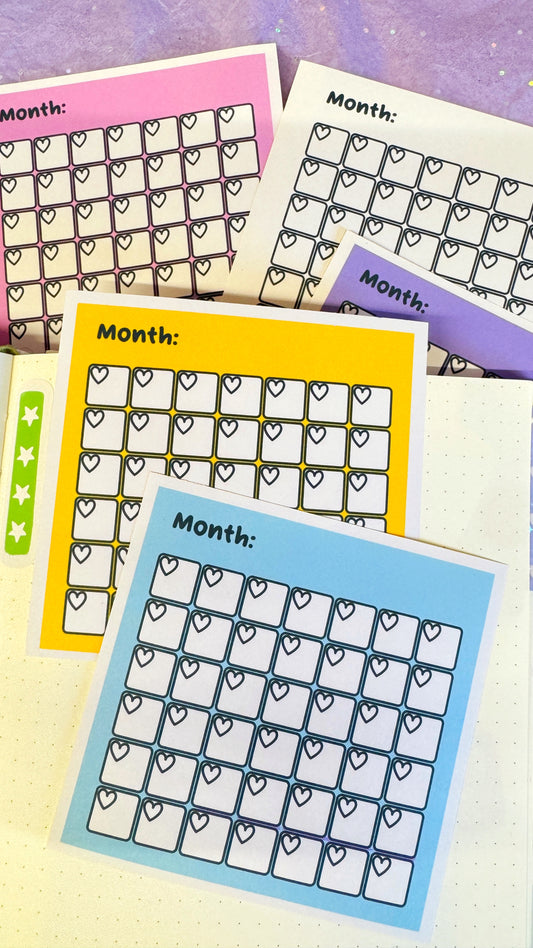 Monthly Journal Sticker