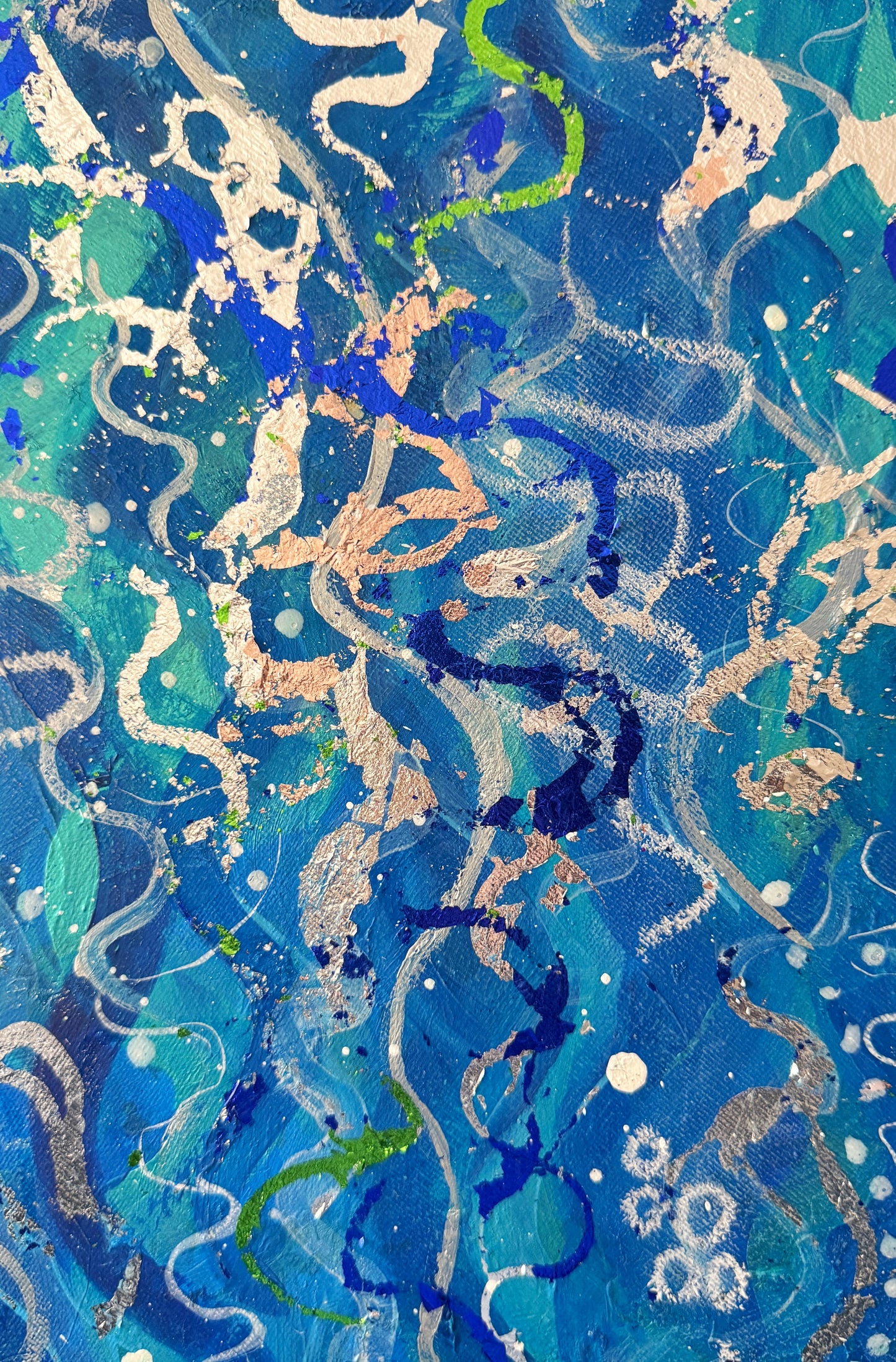 ‘Sea Shimmer’ Original Painting On Canvas