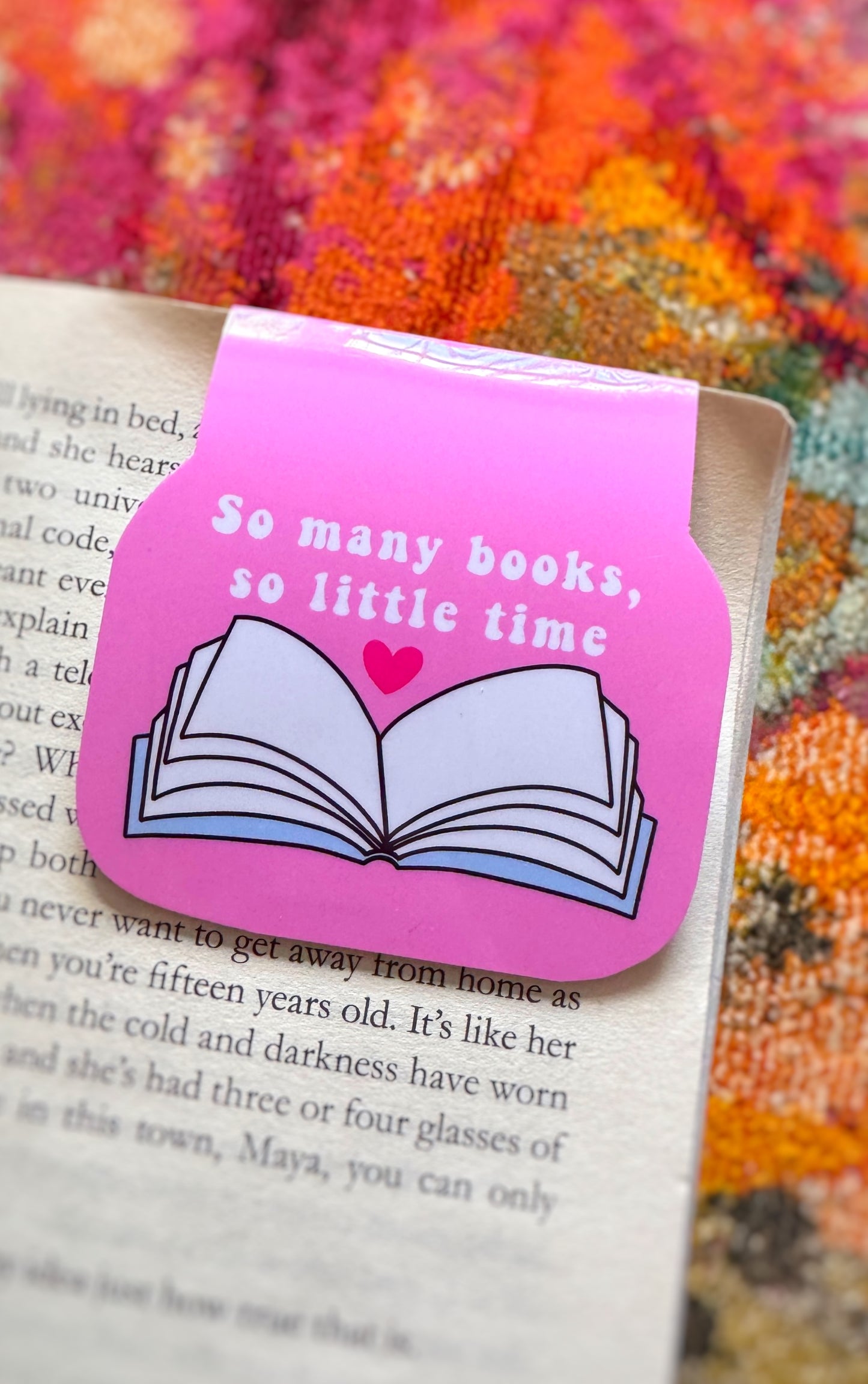 So Many Books Bookmark