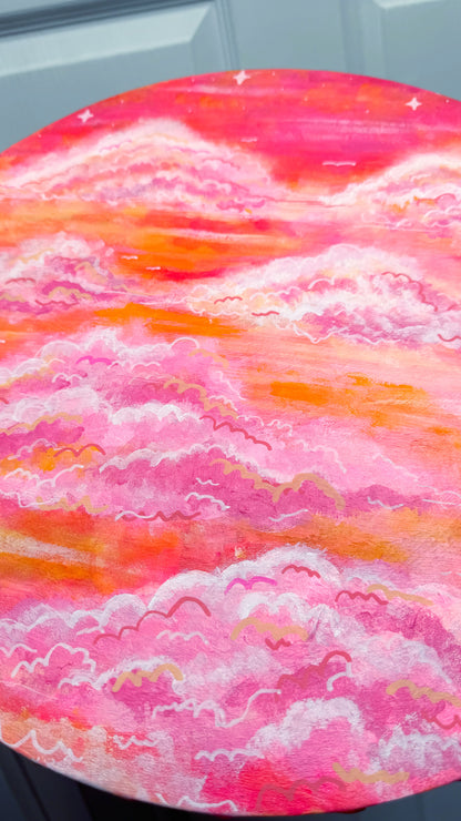 Sunset Clouds Painting