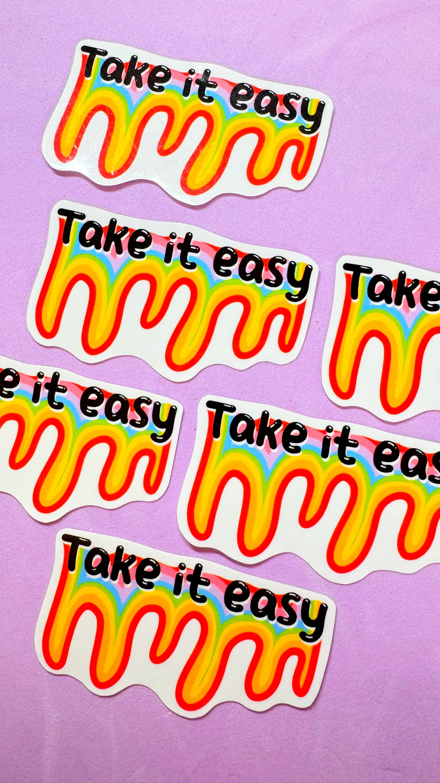 Take It Easy Sticker