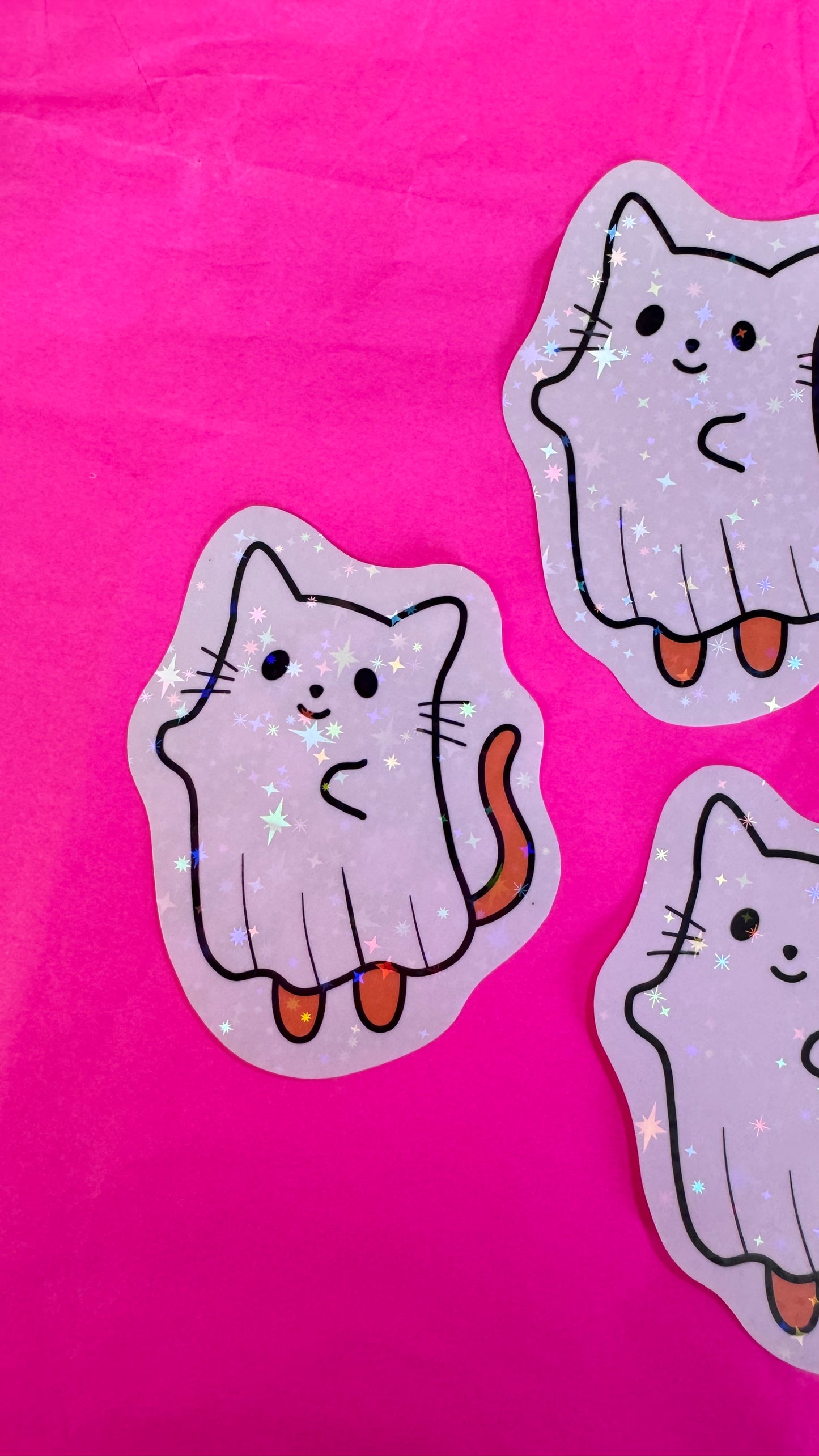 Ghost Kitty Sticker