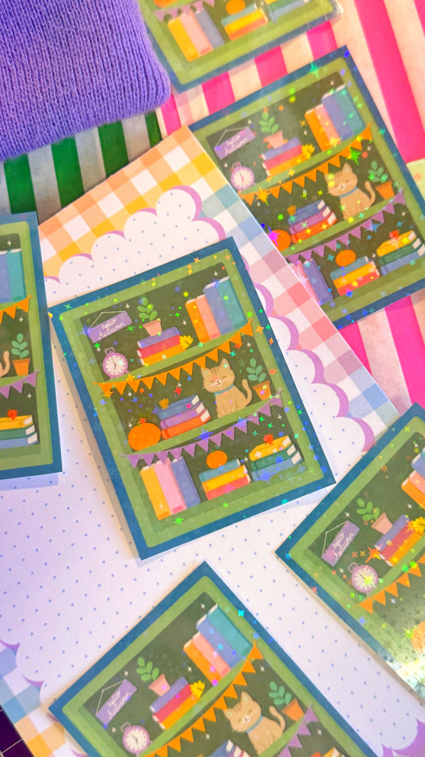 Autumn Bookcase Sticker