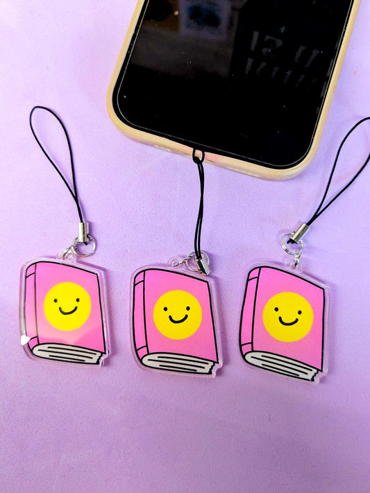 Bookish Phone Charm