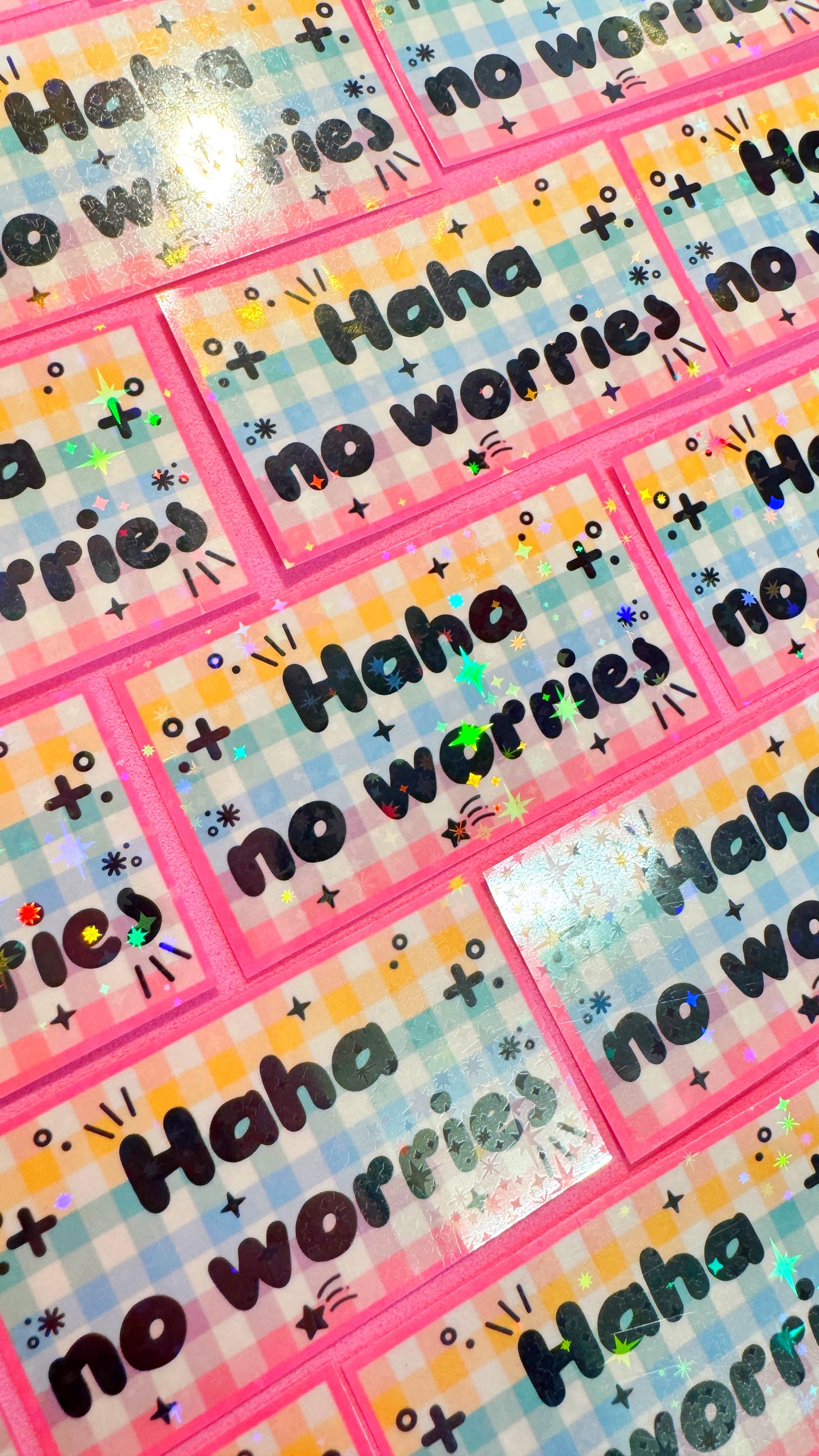 Haha No Worries Sticker