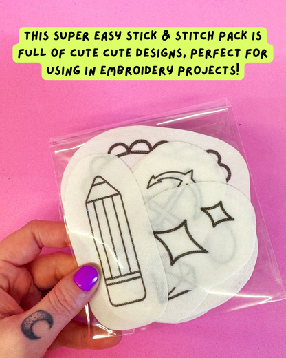 Cutesy Stick & Stitch Pack Embroidery Designs