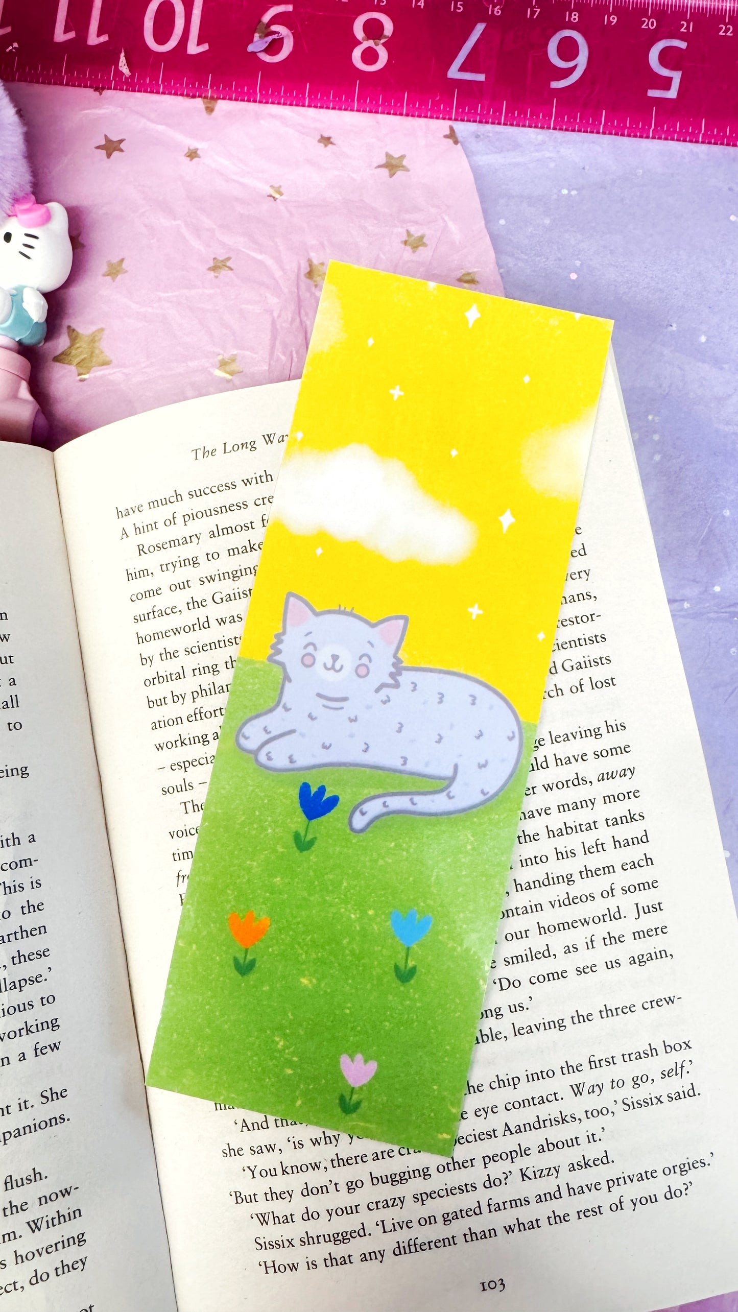 Sunshine Cat Bookmark
