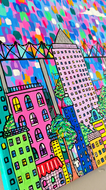 ‘Urban Rainbow’ Original Painting
