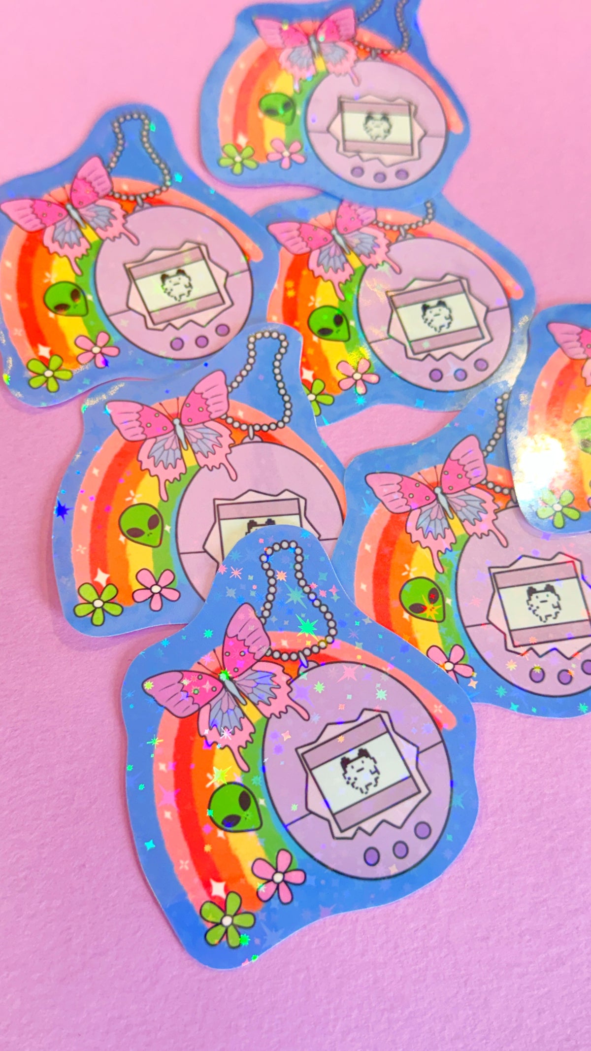 Retro Rainbow Sticker