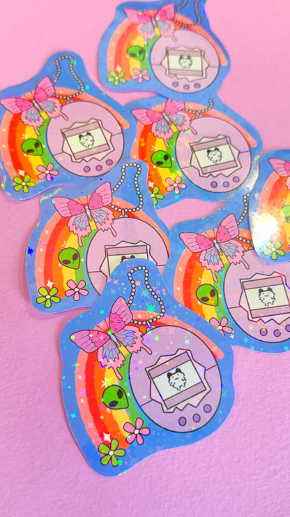 Retro Rainbow Sticker
