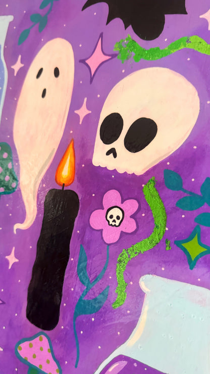Spooky Cute Original Painting