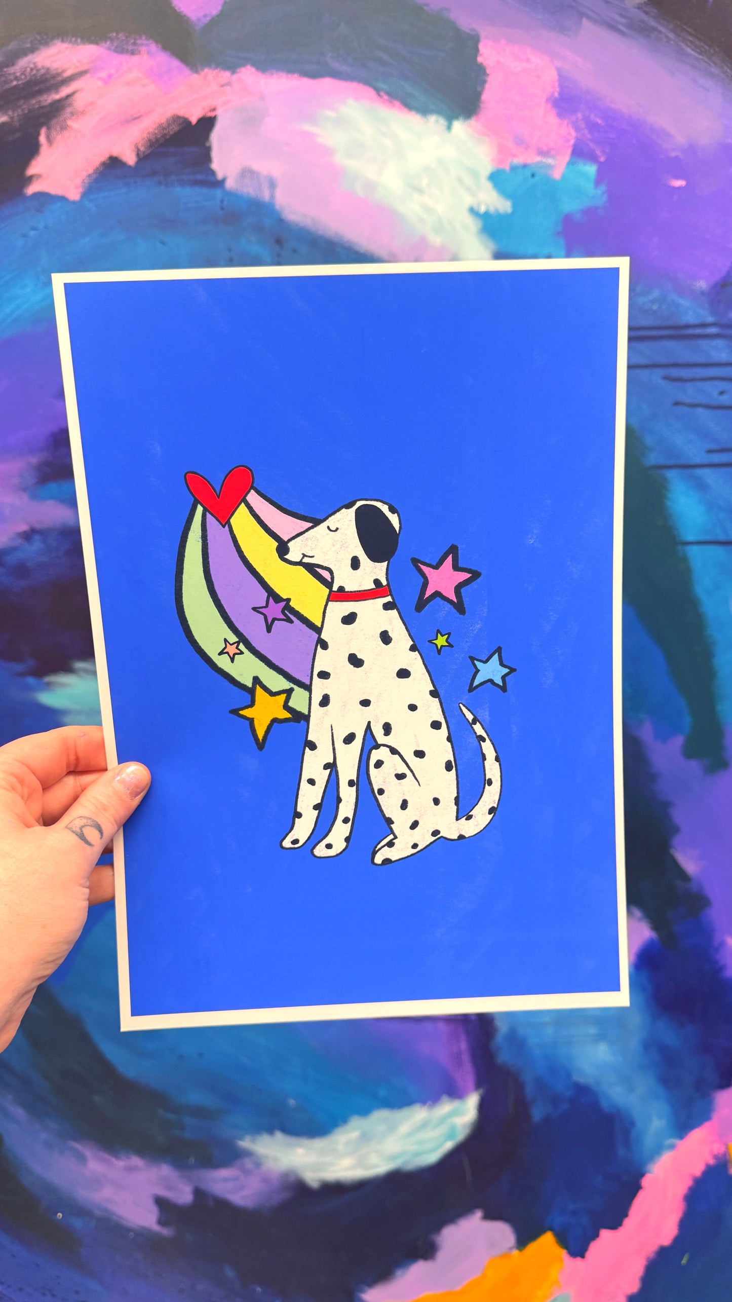 Happy Dalmatian Print