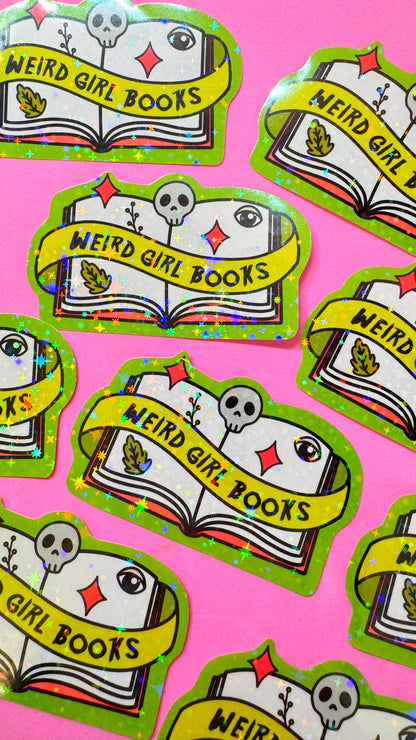 Weird Girl Books Sticker