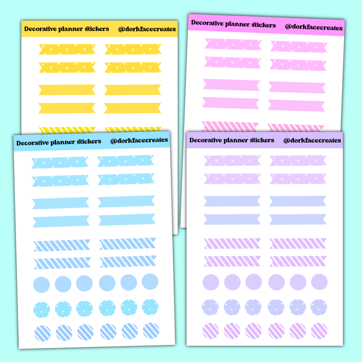 Decorative Planner Stickers