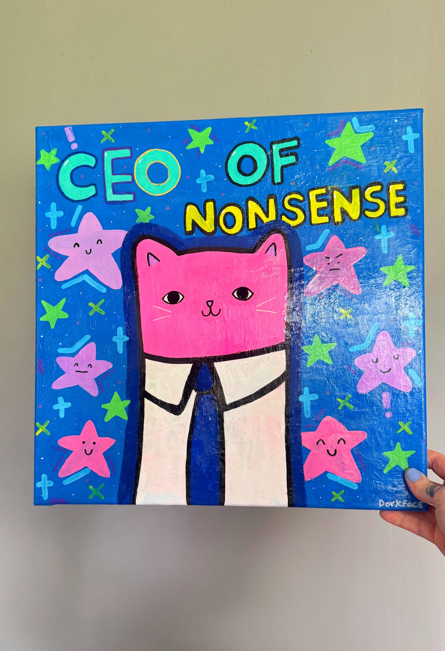 CEO Of Nonsense Painting Original Art Canvas