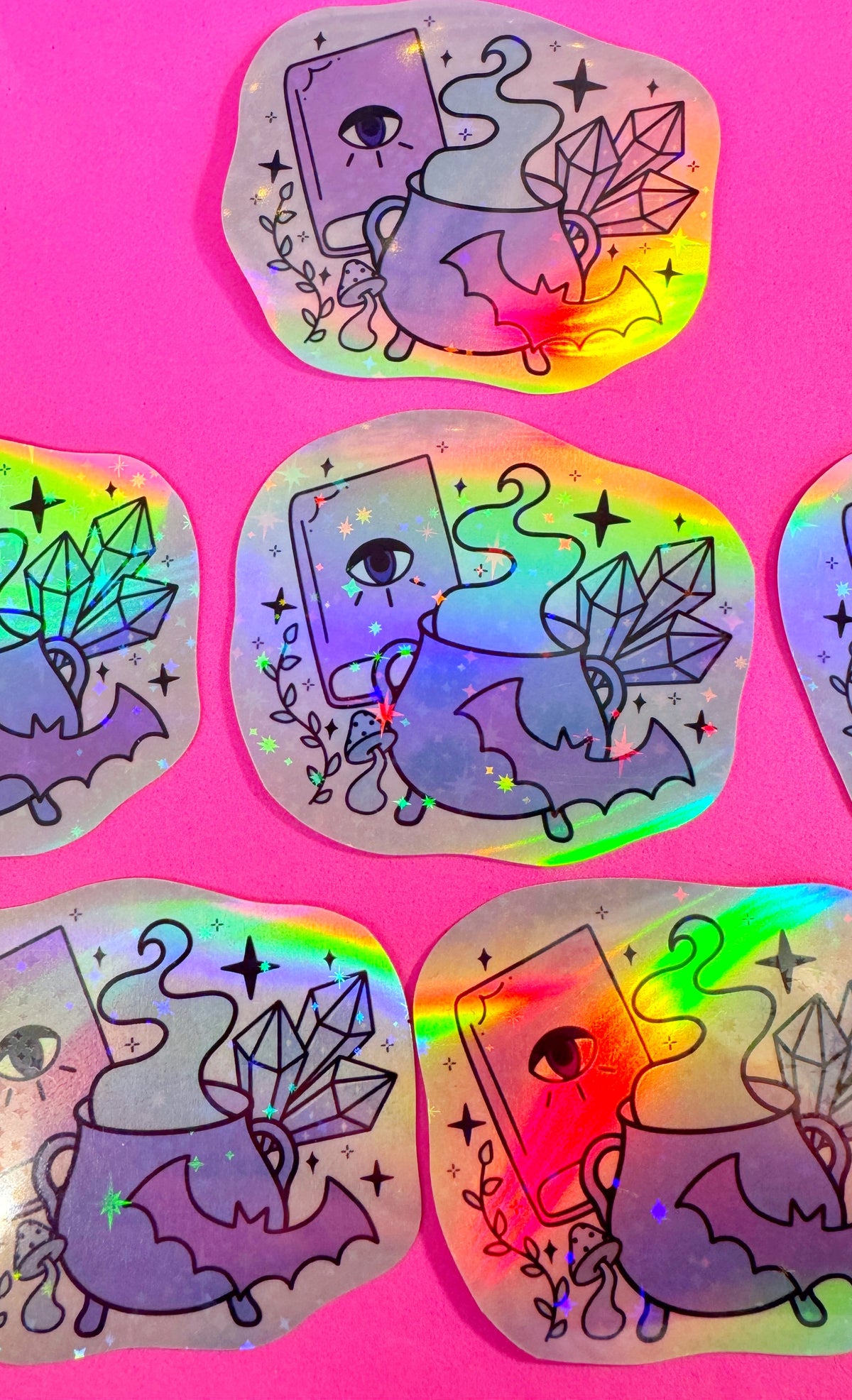 Cauldron Holo Sticker
