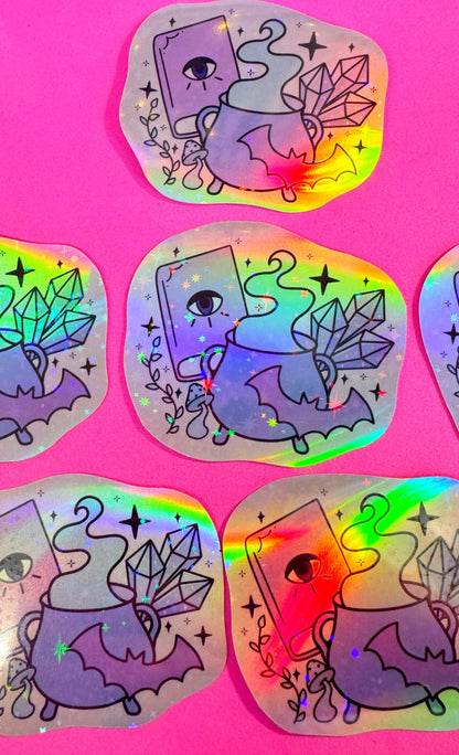 Cauldron Holo Sticker