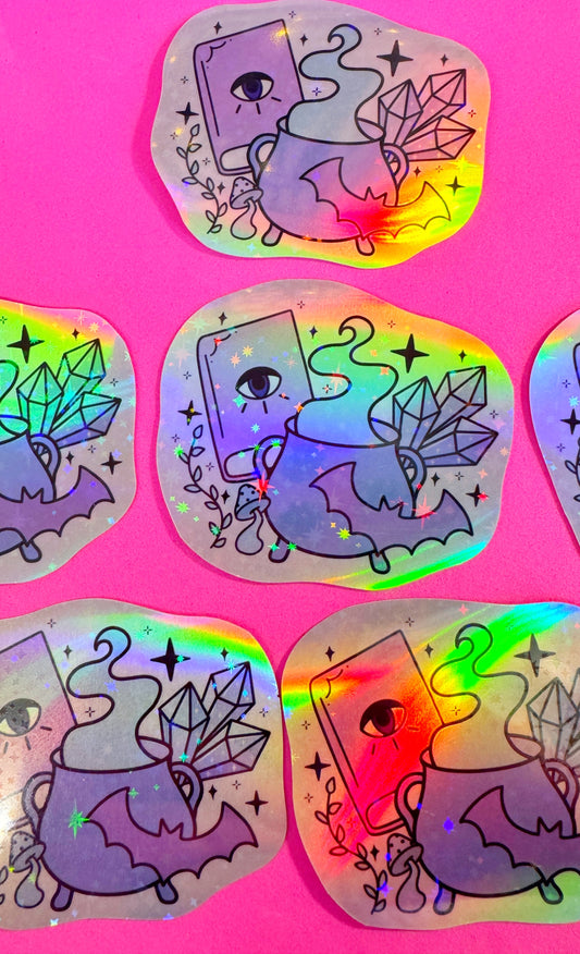 Cauldron Holo Sticker