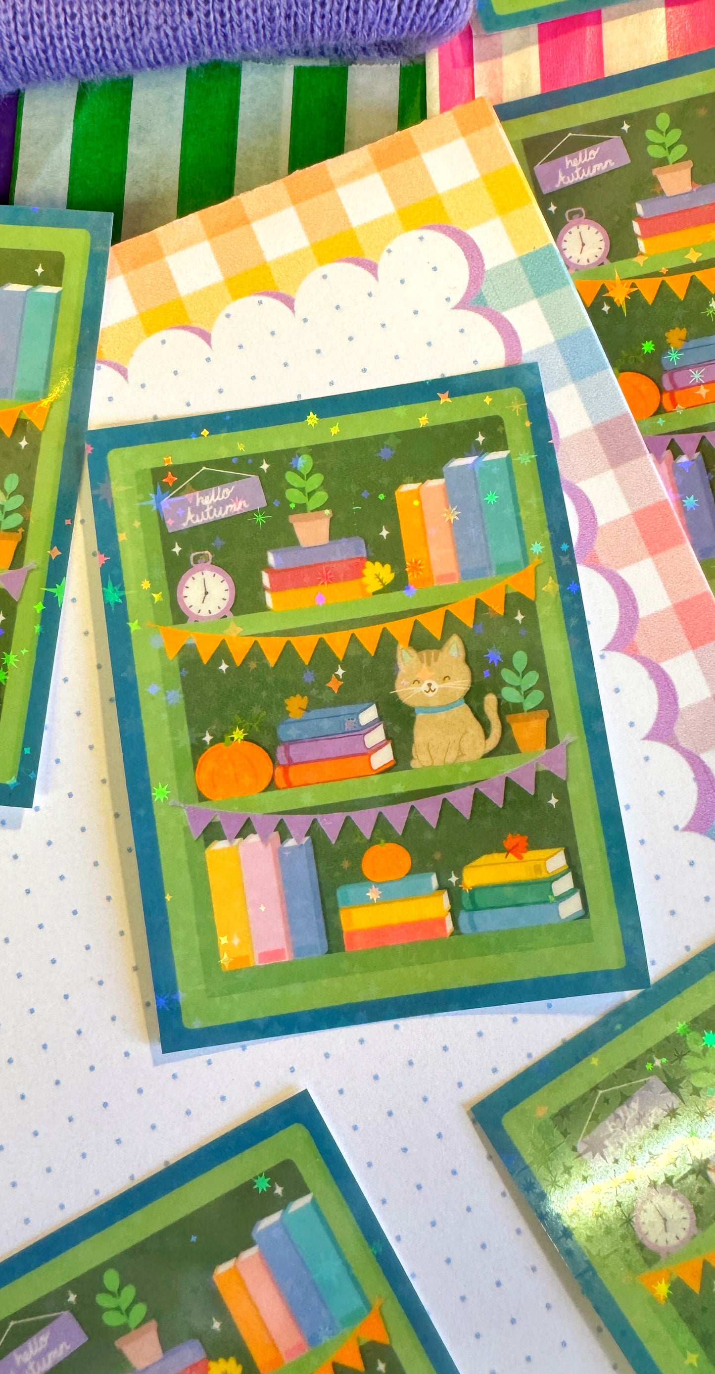 Autumn Bookcase Sticker