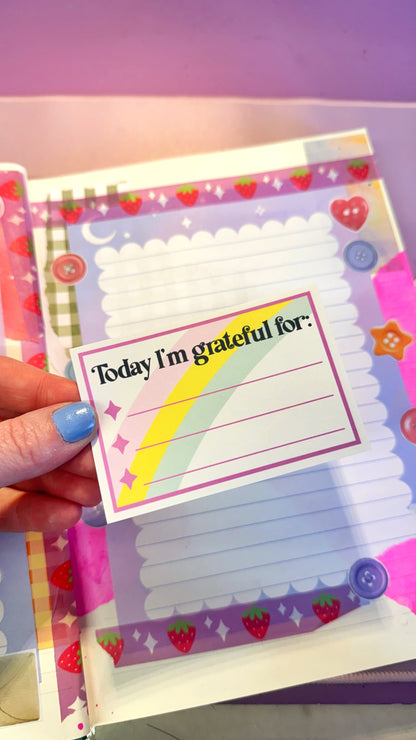 ‘Grateful For’ Multipack Stickers