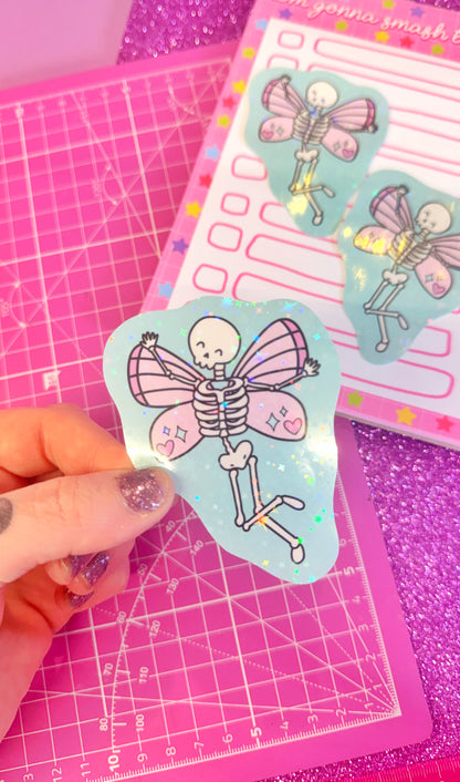 Fairy Skeleton Sticker