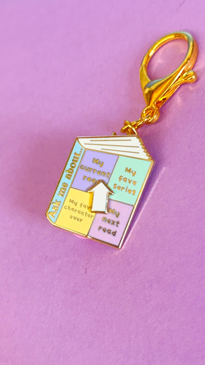 Spinning Book Charm