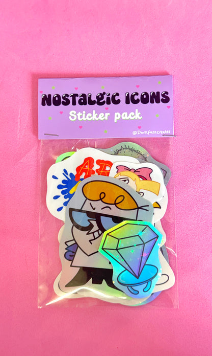 Nostalgic Icons Sticker Pack