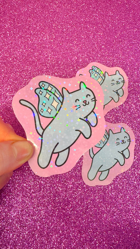 Cat Fairy Sticker