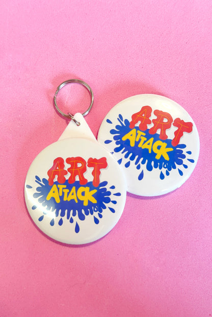 Art Attack Badge/Keyring