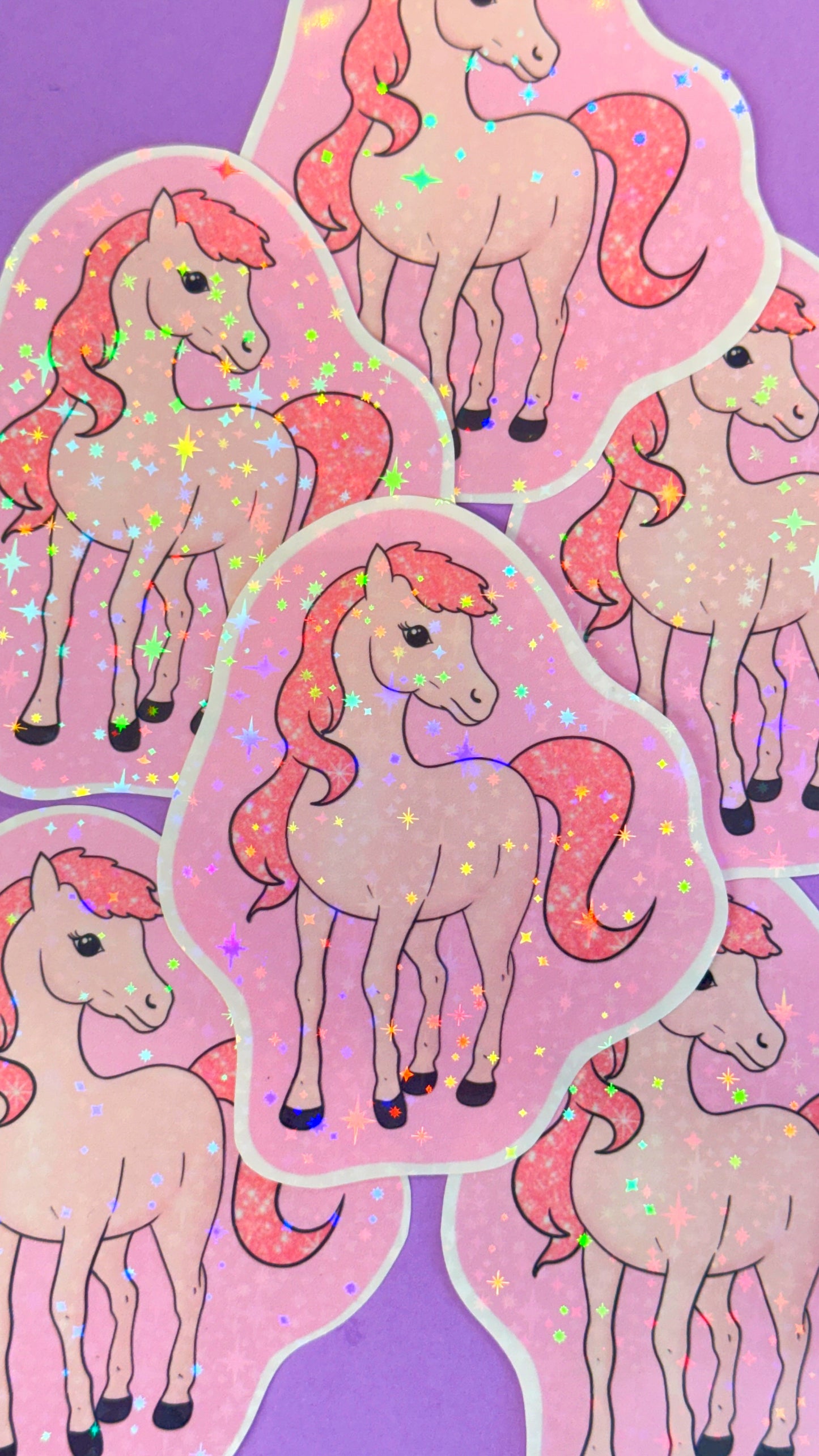 Pink Horse Sticker