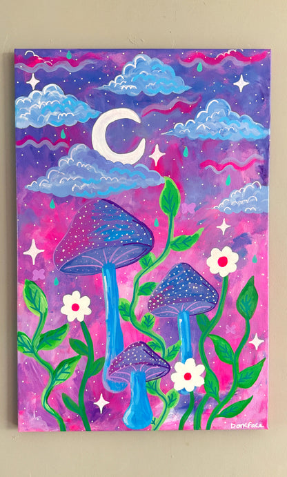 ‘Mushroom Sky’ Original Painting
