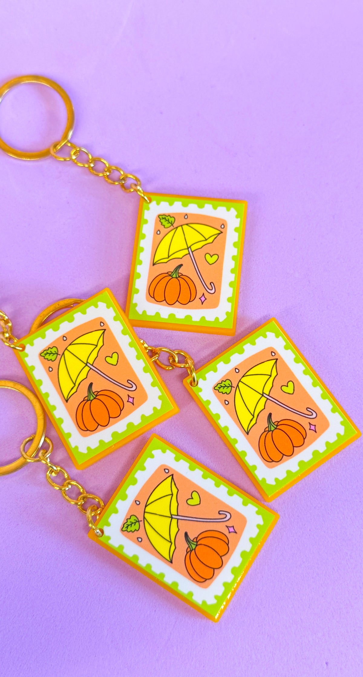 Autumnal Keychain Charm