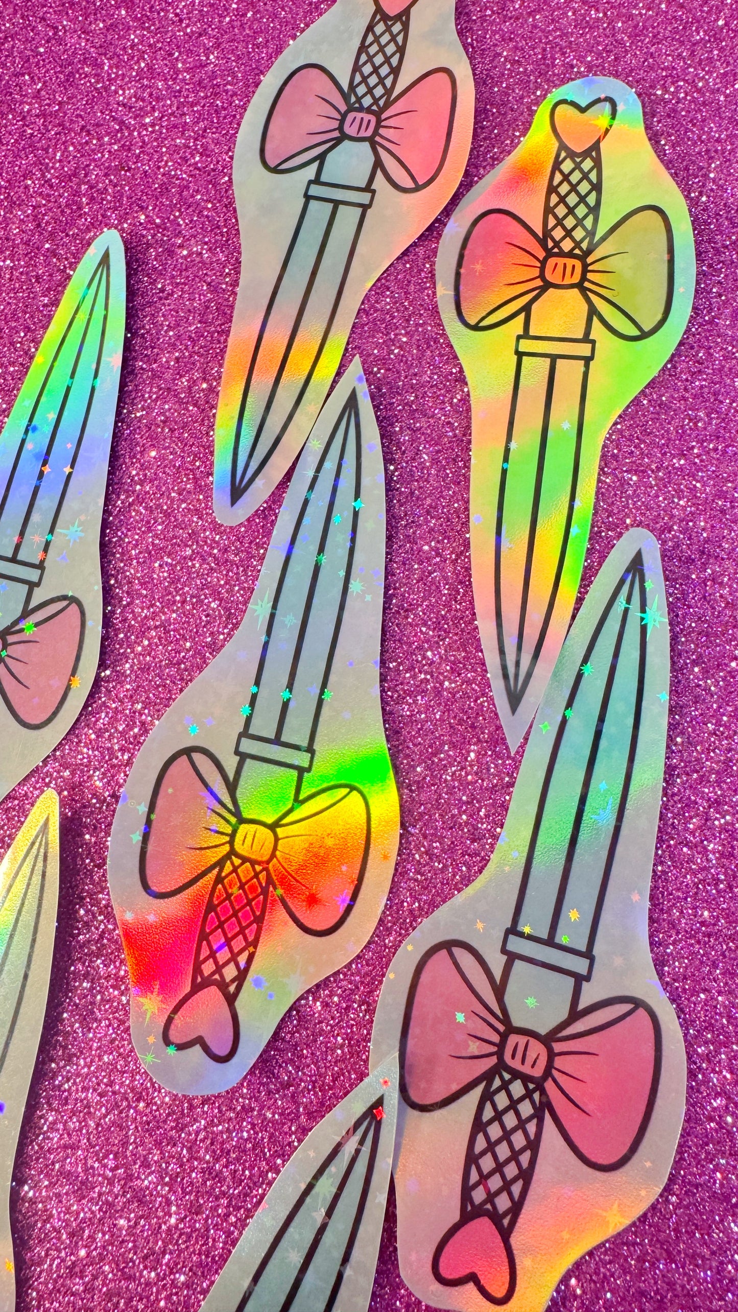 Pretty Sword Holo Sticker